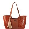 Bags Angel Lozano | Mazatlan Patent Leather Engraved Camel