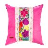 Cojines Angel Lozano | Pink Flowers Loom Cushion Cover