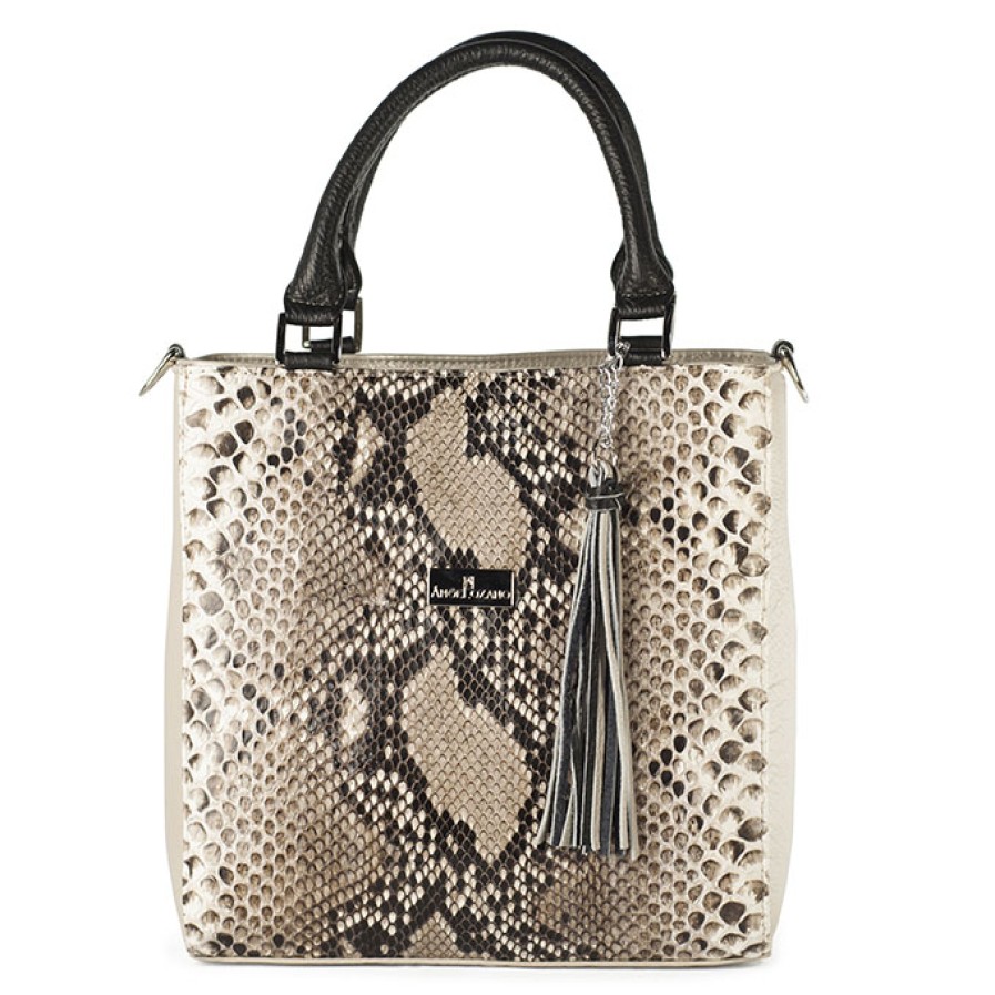 Bags Angel Lozano | Gold Python Pillar