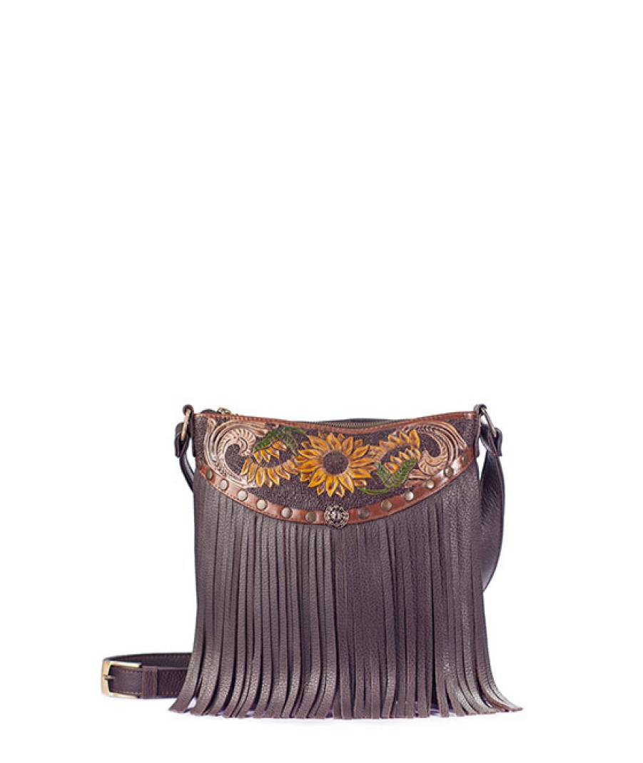 Bags Angel Lozano | Marisol Chiseled Leather Brown