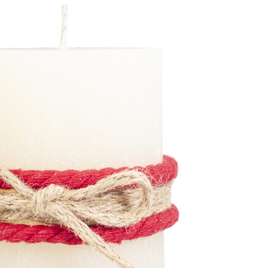 Velas Angel Lozano | Red Woven Jute Aromatic Candle Girl