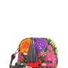 Bags Angel Lozano | Selena Leather Loom Flowers Black