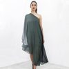 Bags Angel Lozano | Green Cape Dress Al-W04