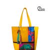 Bags Angel Lozano | Victoria Leather Loom Flowers Yellow