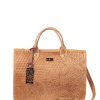 Bags Angel Lozano | Adela Engraved Leather Camel