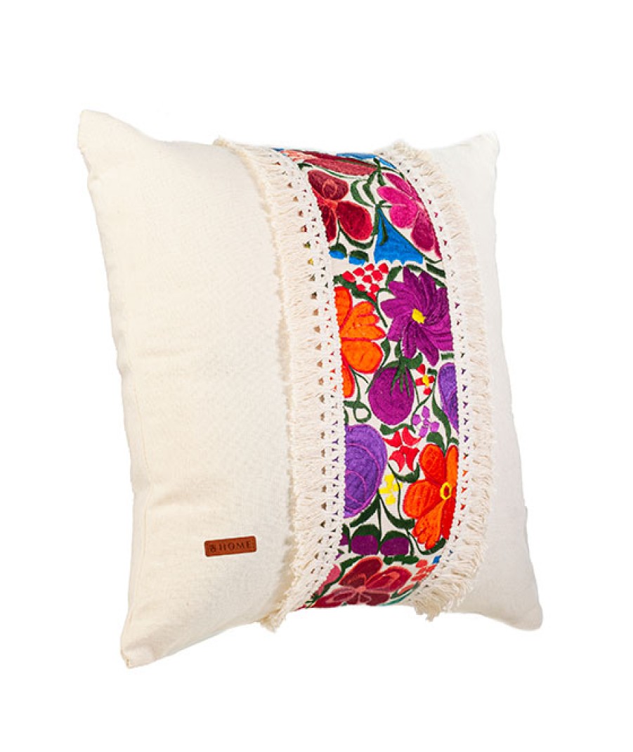 Cojines Angel Lozano | Bone Flowers Loom Cushion & Candle Kit