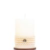 Velas Angel Lozano | Beige Jute Rhombus Aromatic Candle