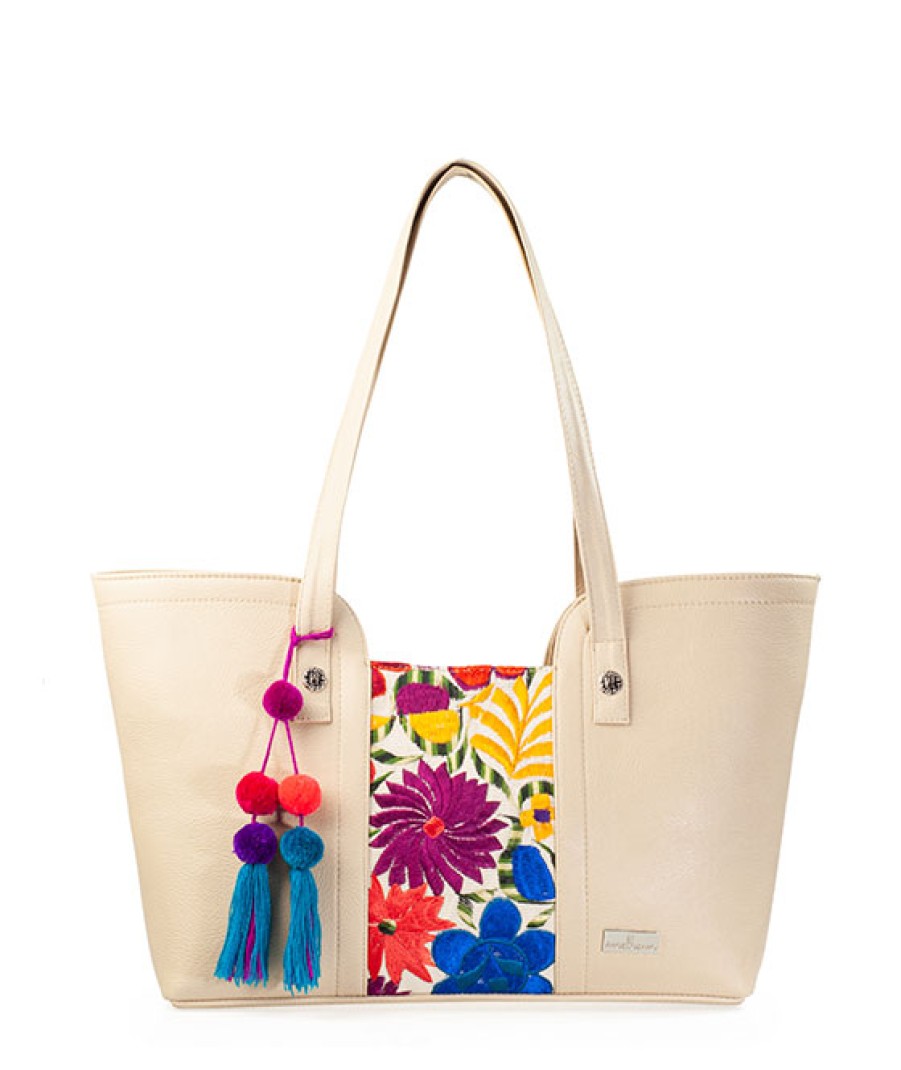 Bags Angel Lozano | Mazatlan Synthetic Bone Flowers Loom