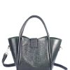 Bags Angel Lozano | Alexa Green Engraved Leather