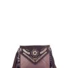 Bags Angel Lozano | Aurora Leather Laser Cut Brown