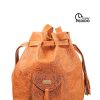 Bags Angel Lozano | Benita Engraved Leather Camel