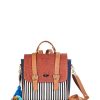 Bags Angel Lozano | Mariana Engraved Leather Brown