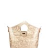 Bags Angel Lozano | Teresa Engraved Leather Gold