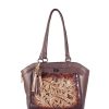 Bags Angel Lozano | Maya Chiseled Leather Brown