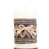 Velas Angel Lozano | Large Black Jute Woven Aromatic Candle