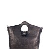 Bags Angel Lozano | Teresa Engraved Leather Black