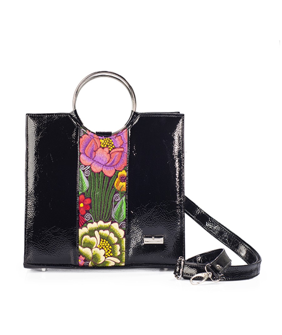 Bags Angel Lozano | Ariel Synthetic Zinacantan Black