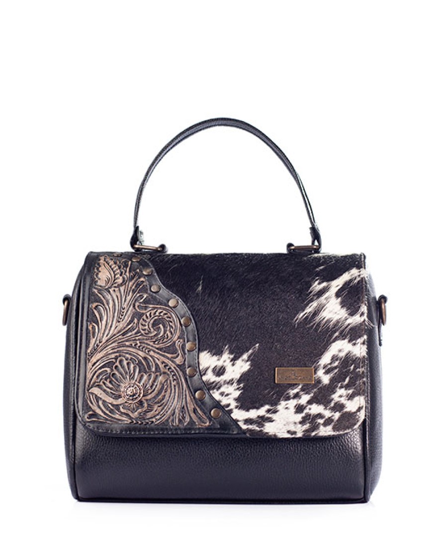 Bags Angel Lozano | Montserrat Piel Pelo Negro