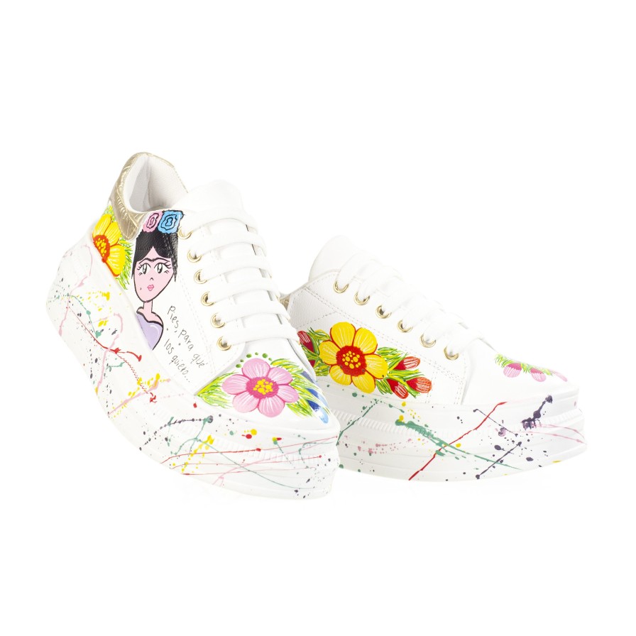 Bags Angel Lozano | Hand Painted Platform Tennis