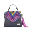 Bags Angel Lozano | Ely Black Ethnic Leather