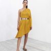 Bags Angel Lozano | Mustard Gauze Dress Al-W09