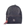 Bags Angel Lozano | Chiapas Black Engraved Leather