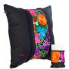 Cojines Angel Lozano | Black Flowers Loom Cushion And Candle Kit