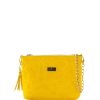 Bags Angel Lozano | Sand Engraved Leather Yellow