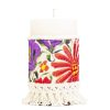 Velas Angel Lozano | Flower Loom Aromatic Candle Large Bone Flowers