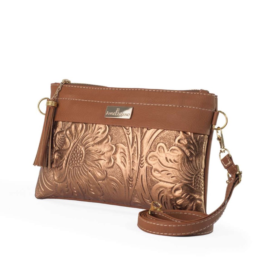 Bags Angel Lozano | Itzel Camel Copper Engraving