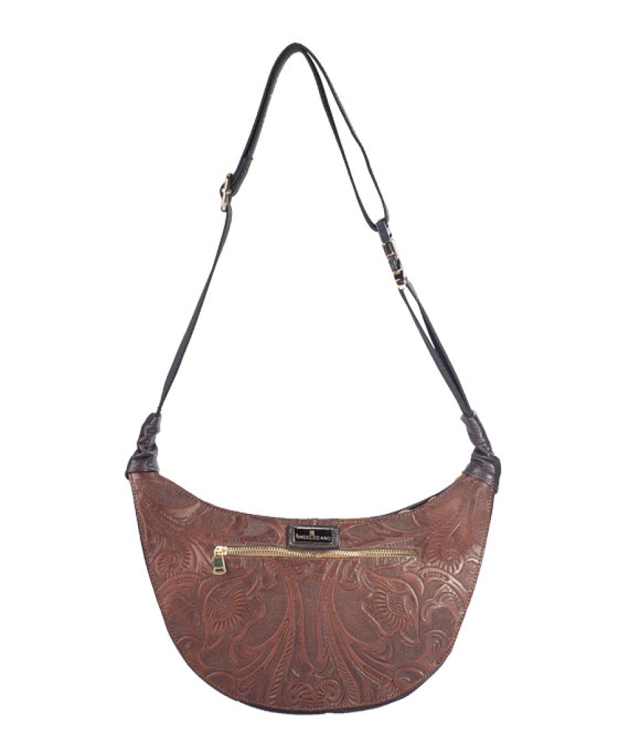 Bags Angel Lozano | Nancy Brown Engraved Leather