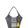 Bags Angel Lozano | Diana Ethnic Denim Black