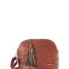 Bags Angel Lozano | Selena Engraved Leather Brown