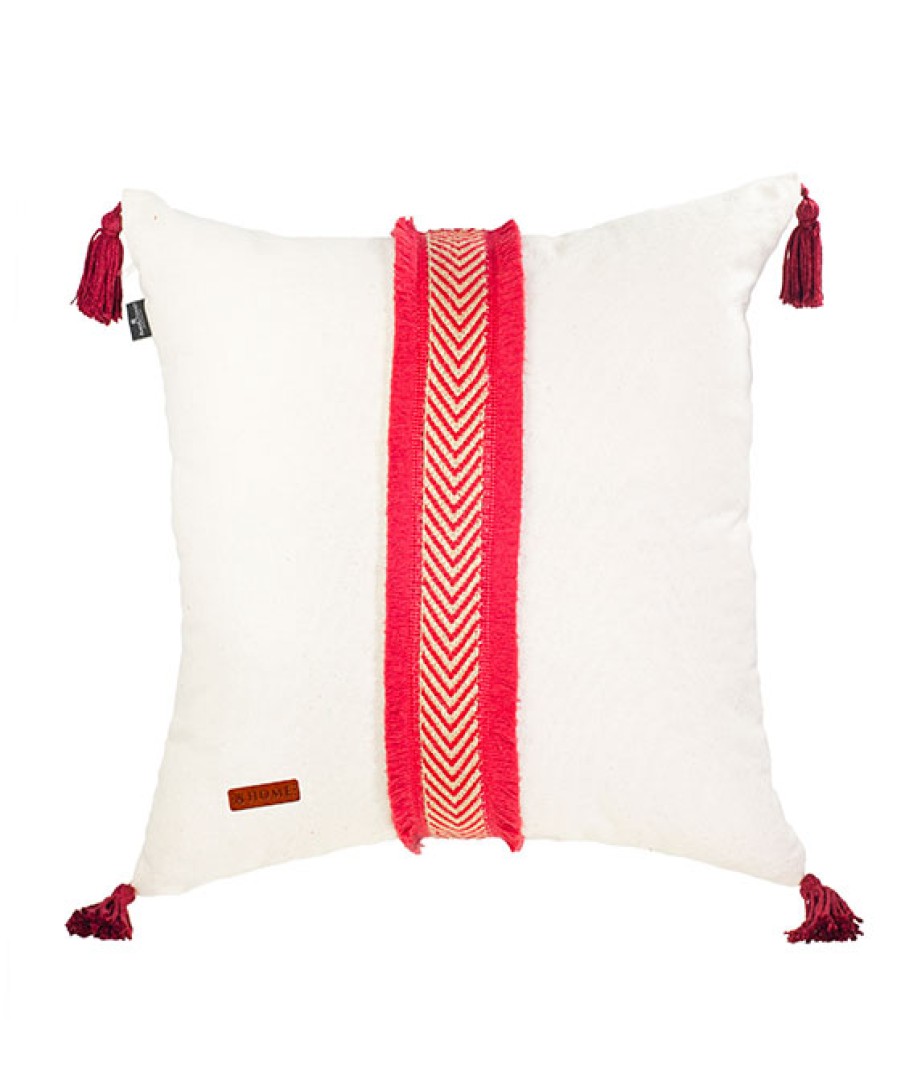 Cojines Angel Lozano | Ethnic Blanket Cushion Cover Red