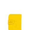 Accessories Angel Lozano | Yellow Engraved Leather Card Holder